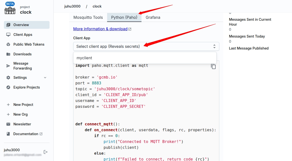 Python snippet
